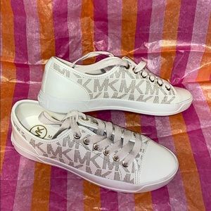 Micheal Kors White Sneakers NWT